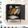 Artiss SWEETHEART Charcoal Metal Buffet Sideboard 80x40x101.5cm Cold Rolled Steel Locker with Adjustable Shelves