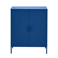 Artiss Buffet Sideboard Metal Cabinet SWEETHEART Blue 80 x 40 x 101.5cm Cold Rolled Steel Storage Organiser