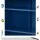 Artiss Buffet Sideboard Metal Cabinet SWEETHEART Blue 80 x 40 x 101.5cm Cold Rolled Steel Storage Organiser