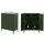 ArtissIn Artiss Buffet Sideboard Metal Cabinet, Green, 80x40x101.5cm - Modern Storage Solution, Stylish Design