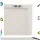 ArtissIn Buffet Sideboard Metal Cabinet, Cold Rolled Steel, White, 80x40x101.5cm, Stylish Storage Solution Australia