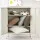 ArtissIn Buffet Sideboard Metal Cabinet, Cold Rolled Steel, White, 80x40x101.5cm, Stylish Storage Solution Australia