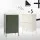 ArtissIn Buffet Sideboard Metal Cabinet - Double Green, 60x40x101.5cm, Modern Storage Solution with Adjustable Shelves