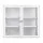 Artiss Glass Display Cabinet 60cm White Wall Mounted or Free-standing with Adjustable Shelves and Tempered Glass Doors