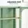 Artiss Wall Mounted Buffet Cabinet Set of 2 3-Tier Fluted Glass Storage Sage Green with Adjustable Shelf