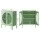 Artissin Elsa Buffet Sideboard Metal Storage Cabinet with Two Doors and Adjustable Shelves Light Green