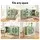 Artiss Elsa 2x Buffet Sideboard Cabinet Set Light Green Cold-Rolled Steel Mesh Doors 80x40x102cm Adjustable Shelves