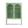 Artissin Metal Buffet Sideboard Cabinet with Two Mesh Doors and Adjustable Shelves Light Green