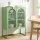 Artissin Metal Buffet Sideboard Cabinet with Two Mesh Doors and Adjustable Shelves Light Green