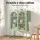 Artiss Elma 2 Buffet Sideboards Cabinet Light Green Cold Rolled Steel Mesh Doors 85x40x120cm Set of 2