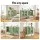 Artiss Elma 2 Buffet Sideboards Cabinet Light Green Cold Rolled Steel Mesh Doors 85x40x120cm Set of 2