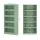 Artiss Elia Buffet Sideboard Metal Storage Cabinet with Mesh Doors and 5-Tier Shelves Adjustable Feet Light Green