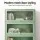 Artiss Elia Buffet Sideboard Metal Storage Cabinet with Mesh Doors and 5-Tier Shelves Adjustable Feet Light Green
