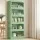 Artiss Elia Buffet Sideboard Metal Storage Cabinet with Mesh Doors and 5-Tier Shelves Adjustable Feet Light Green