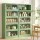 Artiss ELIA 2x Buffet Sideboard Cabinet 5-Tier Metal Mesh Doors Light Green 79cm x 32cm x 175cm Cold Rolled Steel