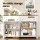 Artiss 140CM White Buffet Sideboard - X-Frame Design, 2 Drawers, Particle Board, Adjustable Shelves, Soft-Close Hinges