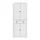 Artiss Buffet Sideboard Cupboard MDF White 76.5x41x184cm - Stylish Storage with Drawers & Shelves, Easy Assembly