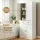 2 Artiss 6-Tier Buffet Sideboard Cabinet White MDF Tallboy Pantry Cupboard with Drawer and Anti-Tip Strap