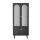 Artiss Buffet Sideboard Cabinet, Particle Board & Acrylic, 80x35x180cm, Black, Modern Storage with Adjustable Legs