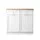 Artiss Buffet Sideboard Cabinet with Tilt‑Out 54L Bin Holder Smooth Drawers Adjustable Side Cabinet White Pine