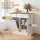 Artiss Buffet Sideboard Cabinet with Tilt‑Out 54L Bin Holder Smooth Drawers Adjustable Side Cabinet White Pine