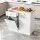 Artiss Buffet Sideboard Cabinet with Tilt‑Out 54L Bin Holder Smooth Drawers Adjustable Side Cabinet White Pine