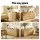Artiss Oak Buffet Sideboard 160cm Scandinavian Sideboard Two Door Cabinet Three Smooth Drawers Rounded Corners