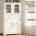 Artiss 160cm Buffet Sideboard Pantry Cabinet White Frosted Glass Shaker Doors Adjustable Shelves Metal Knobs
