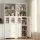 2 Artiss Buffet Sideboard Pantry Cabinet Set White 60x30x160cm Frosted Glass Shaker Doors Adjustable Shelves