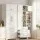 Artiss Hamptons 2x Buffet Pantry Sideboard Cabinet Set White Shaker Doors 3 Drawers 2 Cabinets 200cm