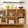 Artiss 150CM Pine Buffet Sideboard Cabinet - Faux Drawers, Glass Doors, Adjustable Shelves, Metal Knobs, Anti-Tip Kit