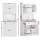 Artiss Beini Buffet Sideboard Cabinet 180cm High White Pantry Hutch, Storage Shelves, 4 Doors, Drawer, MDF Frame
