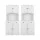 Artiss Beini Buffet Sideboard Hutch Pantry Cabinet 180cm High White Melamine Storage Unit Set of 2