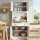 Artiss Beini Buffet Sideboard Hutch Pantry Cabinet 180cm High White Melamine Storage Unit Set of 2