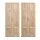 Artiss Pine 2x Buffet Sideboard Cabinet 180cm High Kitchen Storage with Shaker Doors and Adjustable Shelves