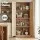 Artiss Pine 2x Buffet Sideboard Cabinet 180cm High Kitchen Storage with Shaker Doors and Adjustable Shelves