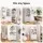 Artiss 180cm Buffet Sideboard Cabinet with French Arch Storage White