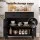 Artiss 90cm Buffet Sideboard Storage Cabinet with 2 Drawers and Wood-Look Tabletop Black