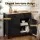 Artiss 90cm Buffet Sideboard Storage Cabinet with 2 Drawers and Wood-Look Tabletop Black