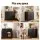 Artiss 90cm Buffet Sideboard Storage Cabinet with 2 Drawers and Wood-Look Tabletop Black