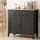 Artiss 90cm Buffet Sideboard Storage Cabinet with 2 Drawers and Wood-Look Tabletop Black