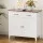 Artiss White Buffet Sideboard Storage Cabinet with Walnut-Top, 90cm, 2 Drawers, MDF Frame, Anti-Tip Kit, Easy Assembly