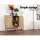 Artiss Rattan Buffet Sideboard, Particle Board, 70x40x75cm, BRIONY Oak, Real Rattan Doors, Eucalyptus Wood Legs