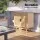 Artiss 2 Buffet Sideboard Rattan Cupboard with Real Rattan Doors and Solid Eucalyptus Legs 70x40x75cm