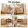 Artiss 2 Buffet Sideboard Rattan Cupboard with Real Rattan Doors and Solid Eucalyptus Legs 70x40x75cm