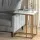 Artiss Emma Marble Effect Side Table: Industrial Style, Durable, Space-Saving Design with 40KG Capacity, Easy Assembly