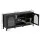 Artiss Buffet Sideboard, Particle Board, 160cm x 39cm x 76cm, Black, Adjustable Shelves, Modern Dining Storage