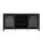 Artiss Buffet Sideboard, Particle Board, 160cm x 39cm x 76cm, Black, Adjustable Shelves, Modern Dining Storage