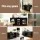 Artiss Buffet Sideboard, Particle Board, 160cm x 39cm x 76cm, Black, Adjustable Shelves, Modern Dining Storage