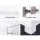 Artiss Buffet Sideboard, MDF/Particle Board, 138x35x74cm, White, High Gloss Finish, Modern Storage Solution